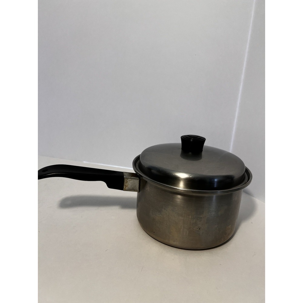 Lustre Craft 3-quart Sauce Pot 3-ply 18-8 Stainless Steel w/ Lid Made In USA